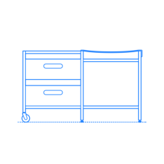 Furniture Benches Ikea Veberod Bench Tracing Svg Vector, Free Vectors File